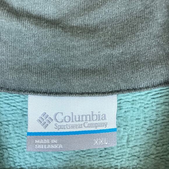 Columbia Mens Sweater Blue 1/4 Zip Long Sleeve Fleece Pullover XXL - Picture 6 of 12